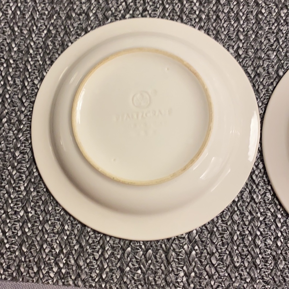 Pfaltzgraff Hopscotch Saucer Blue and White - Picture 5 of 7
